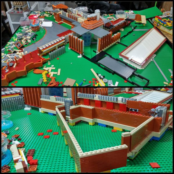 Excerpts from Jameson's blog showing the model in progress.