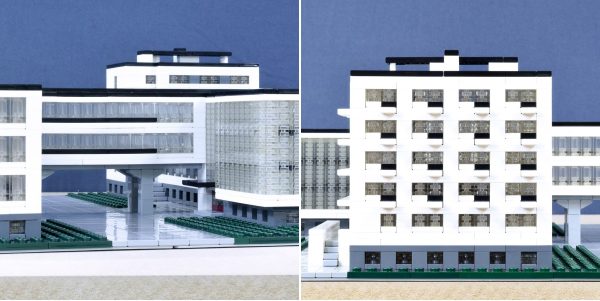 Details of the "Large" LEGO model.