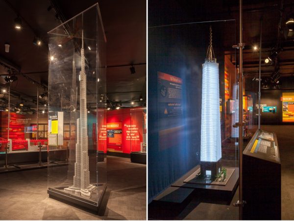 Burj Khalifa (left) and One WTC (right)