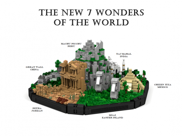 The New 7 Wonders of the World, by  Ymarilego, on LEGO Ideas.