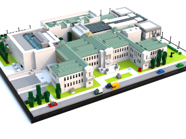 Museum of Fine Arts, Boston, by DavidBowman01, on LEGO Ideas.