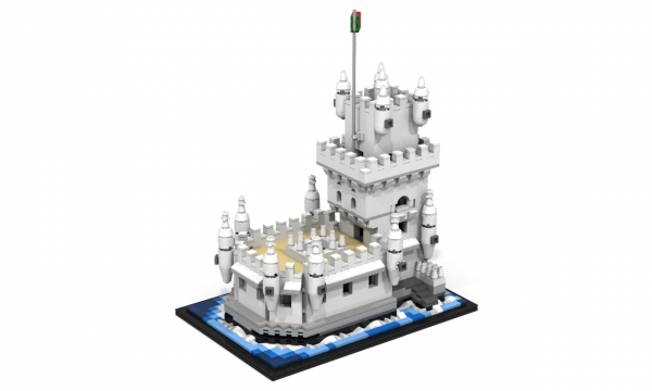 Torre de Belem Lisbon, by ruimrbranco, on LEGO Ideas.