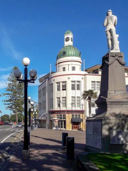 T & G building 1935/1936, in Napier, New Zealand, by Atkin & Mitchell.