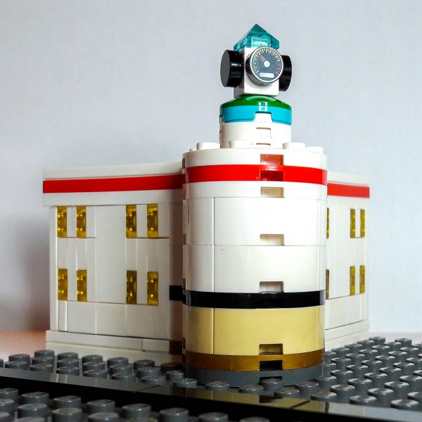 LEGO model of T & G building.