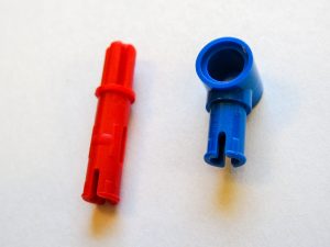3L axle pin (11214) and pin-with-pin-hole (15100) in new colors.