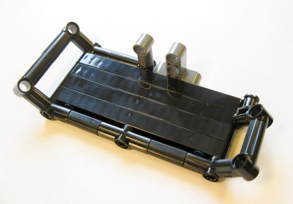 One of four wheel arches.