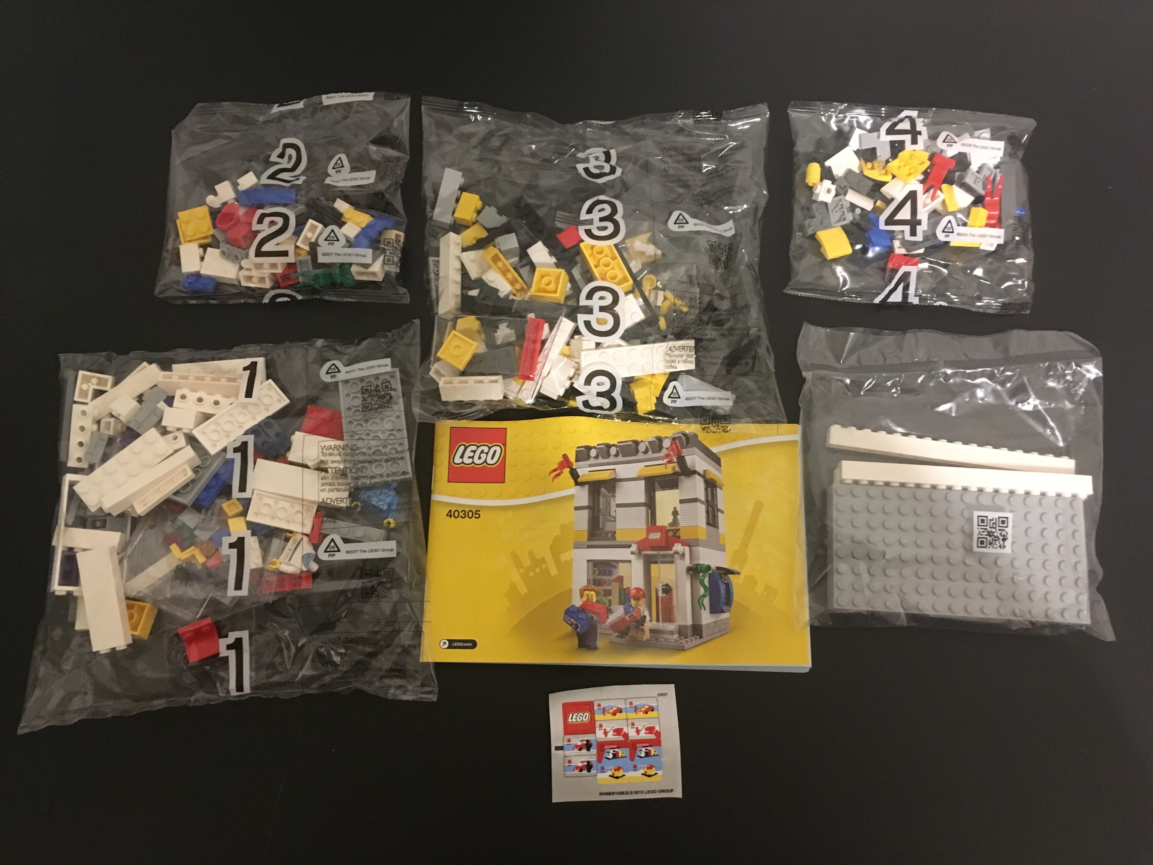 NEW LEGO Sticker Sheet for Set 40305 20408/6105832