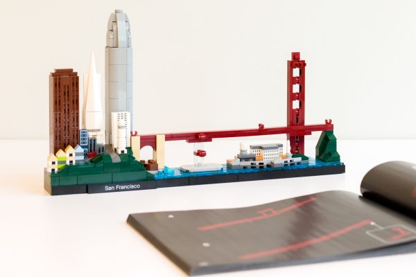 When building a real suspension bridge, the towers and cables are built before the road surface.