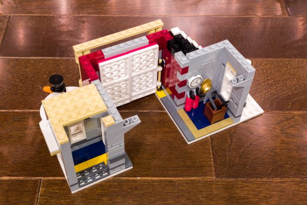 Interior at the end of bag 2.