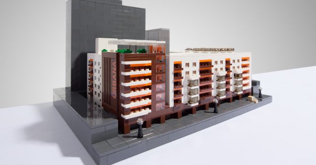 Urbana LEGO Model. (Photo by Carlo Sese.)