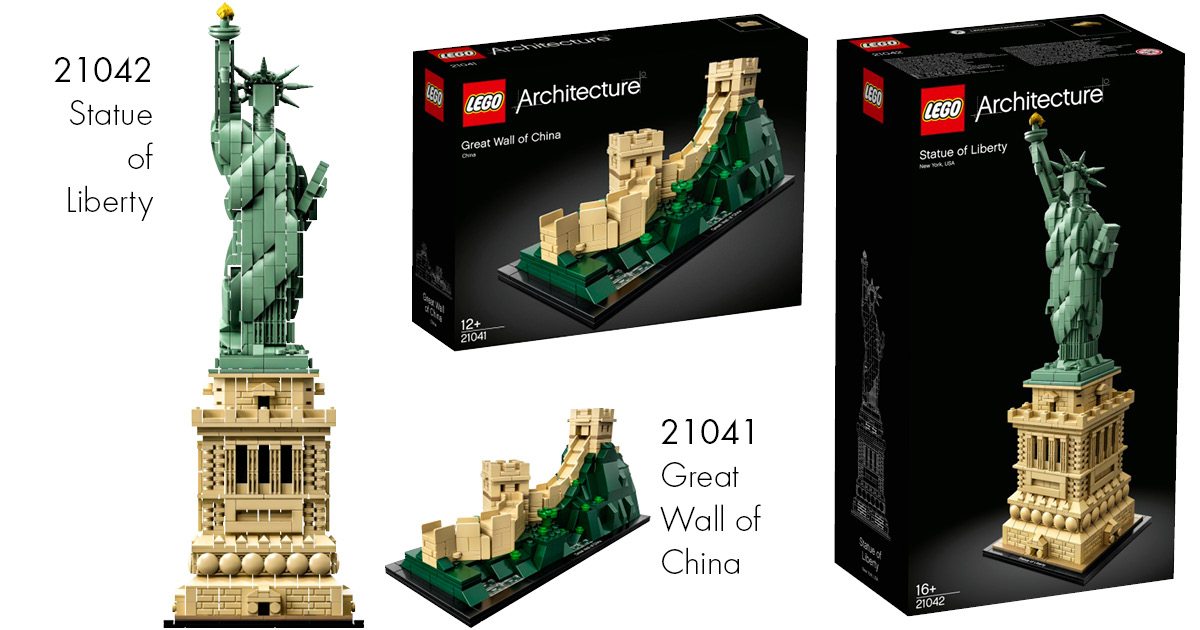 Preview: #21041 Great Wall & #21042 of Liberty - ARCHITECT