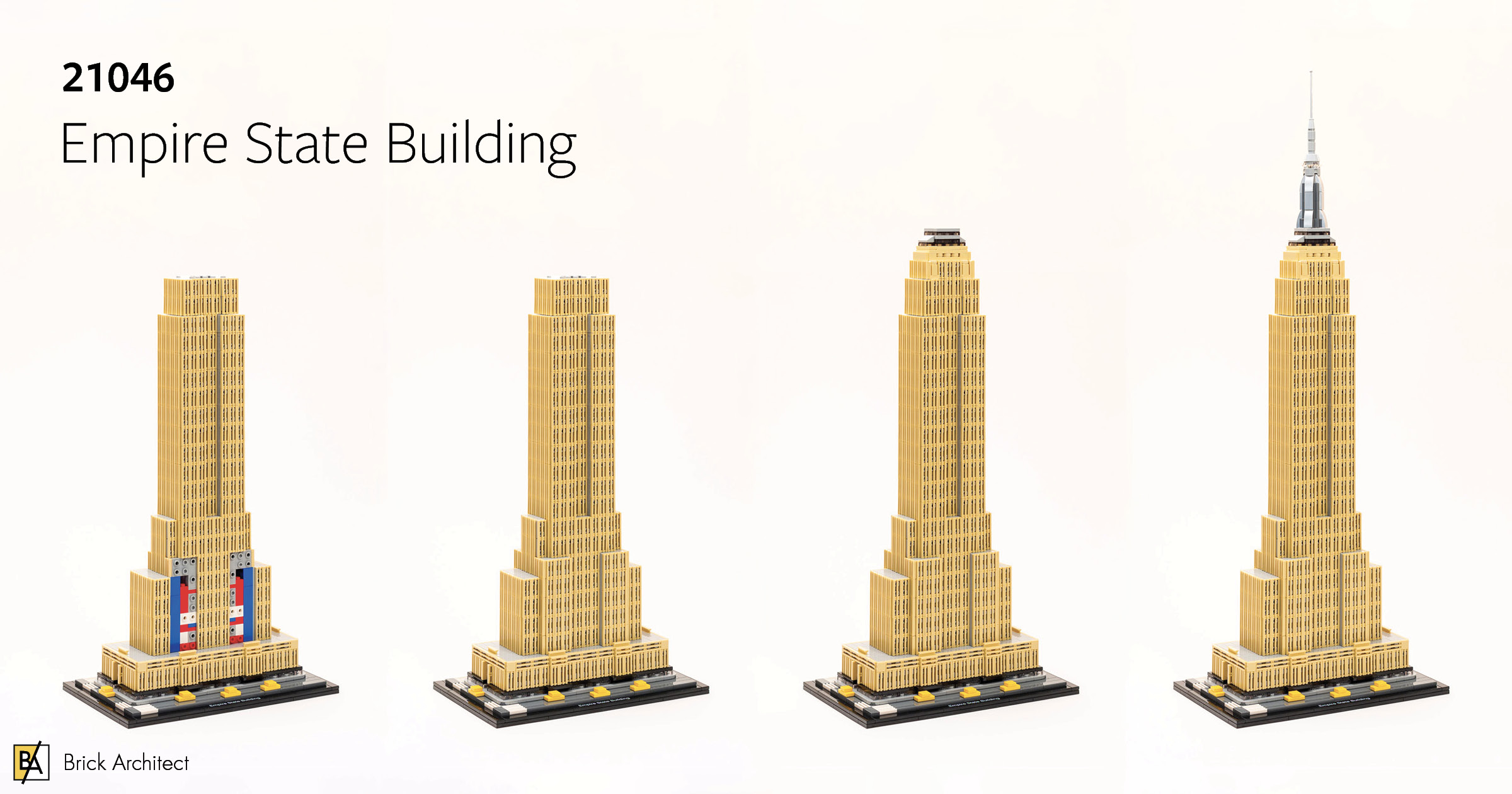 Voeding schrijven praktijk Review: #21046 Empire State Building - BRICK ARCHITECT