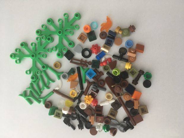 Spare pieces, excluding spare foliage