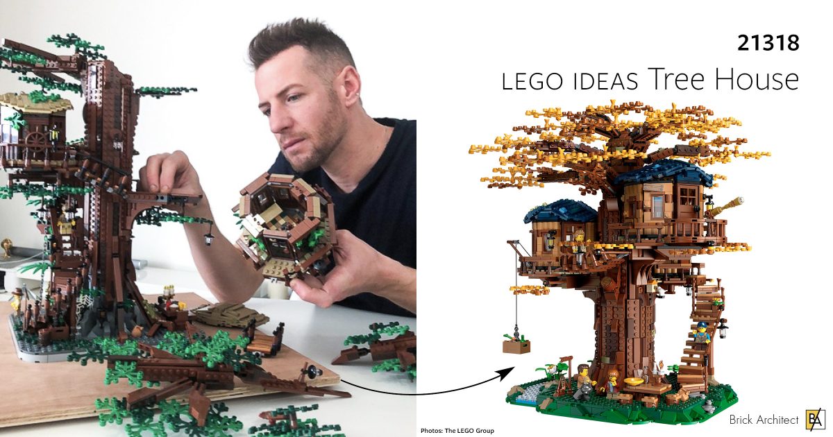 Review 21318 IDEAS Tree House BRICK ARCHITECT