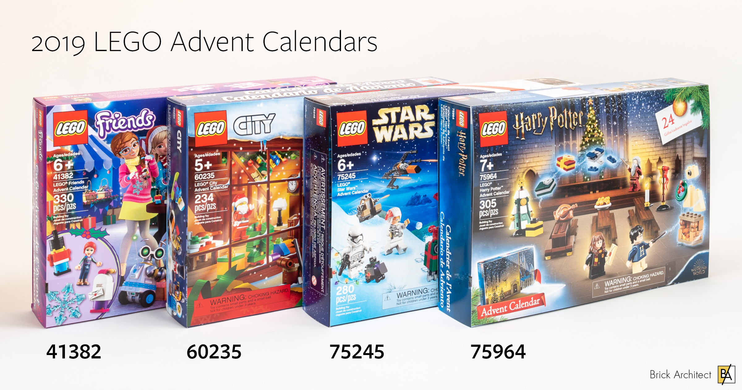 Mælkehvid hensynsfuld Blot Review: 2019 LEGO Advent Calendars - BRICK ARCHITECT