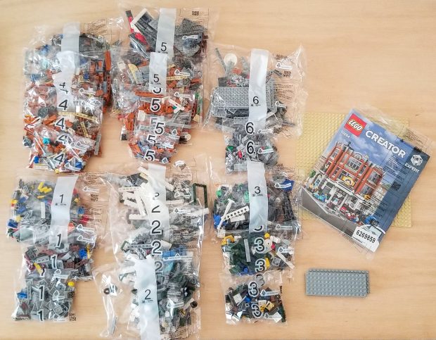 Contents sorted by bag number.