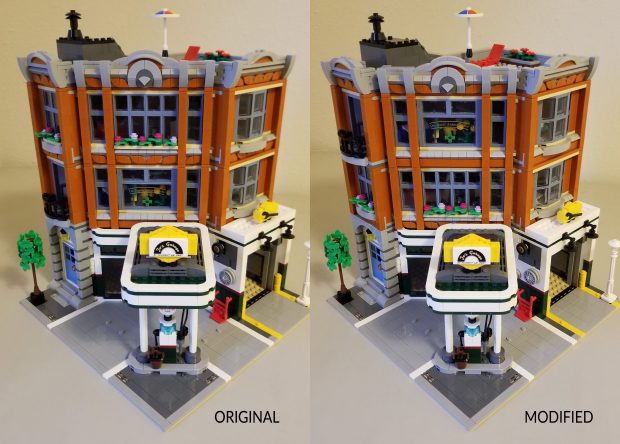 With a small modification, you can swap  the second and third floor.