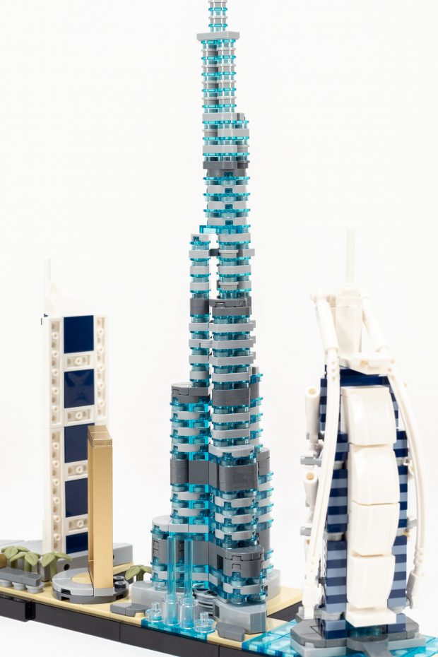 A gap in the structure is clearly visible from this angle.