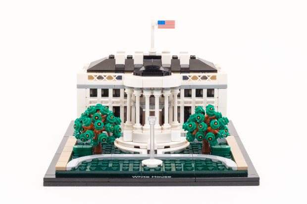 Executive Residence, complete with landscaping.
