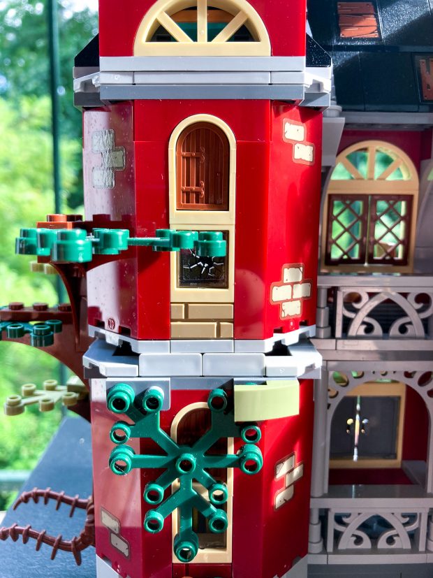 The stickers and bright colors bring the model to life.