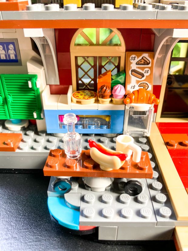 There's a selection of overpriced snacks in the cafeteria.