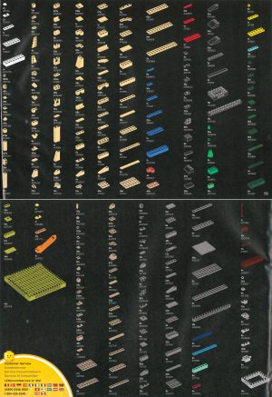 Scanned partlist reveals only 220 unique parts in the 9039 piece set.