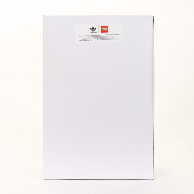 Adidas×LEGO Label slapped on the bottom of the box.
