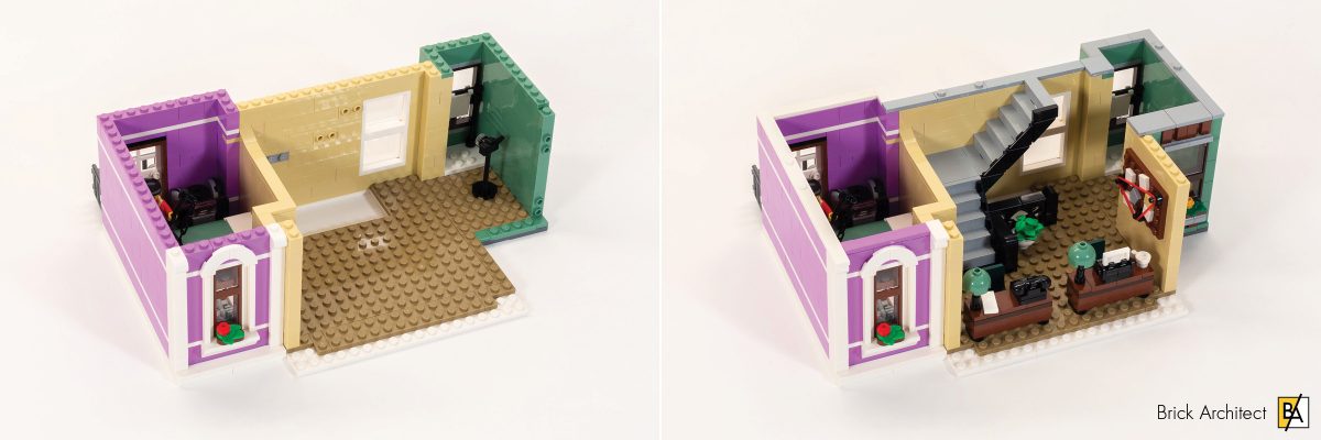 Progress at the end of stages 8 (left) and 9 (right).