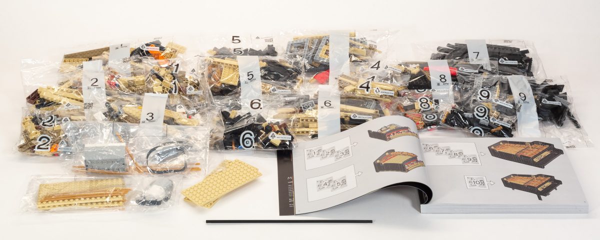 Contents of smaller box include (most of) the bags 1-9.