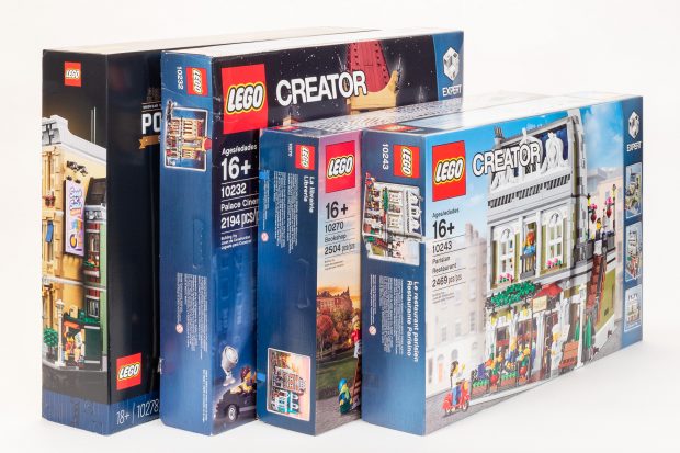 The box is bigger than the other sets in the Modular Building Series that I own.