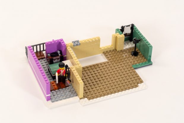 Stage 7 creates a rigid platform and the walls for a small apartment.