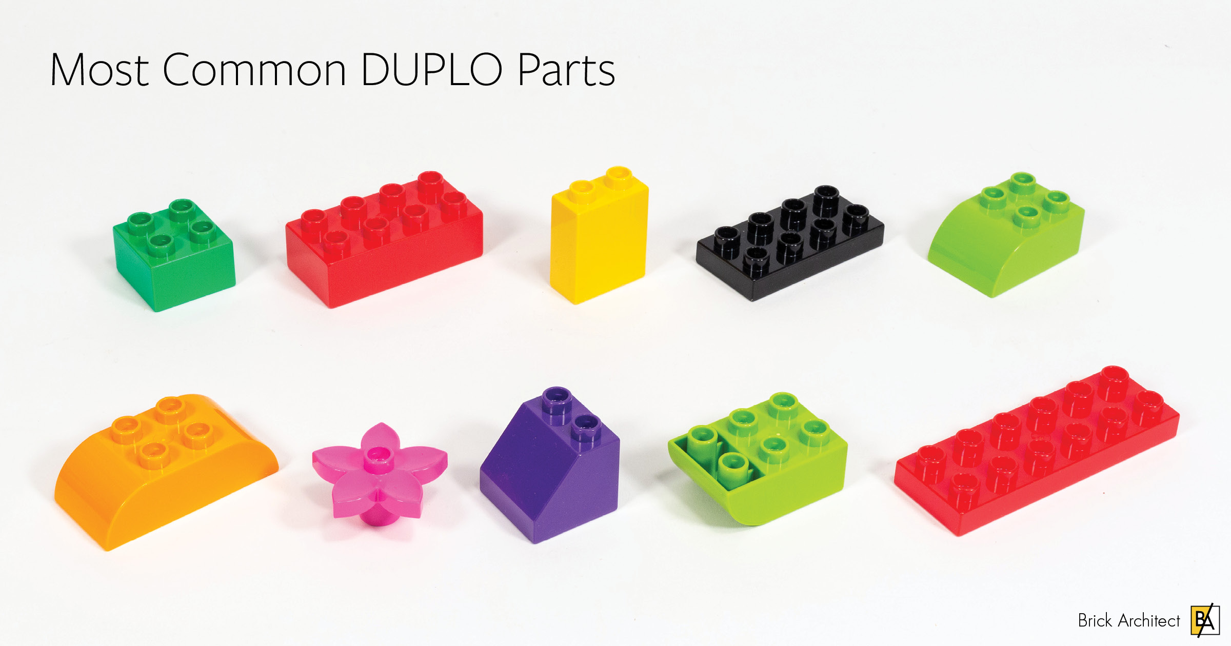 Choose Color Lego Duplo 2 x 2 Bricks / Blocks Lot of 10 s 