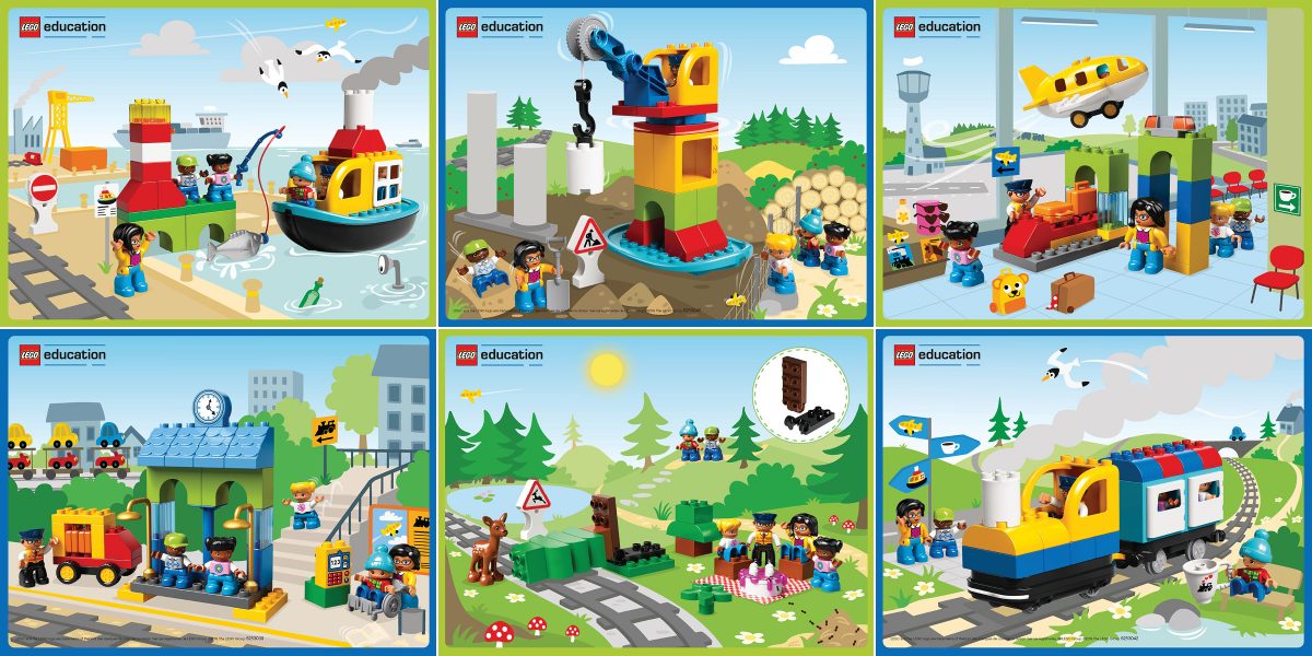 A selection from the 6 double-sided inspiration cards.