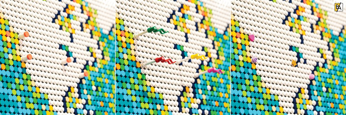 Three different ways to mark your favorite places on the map.