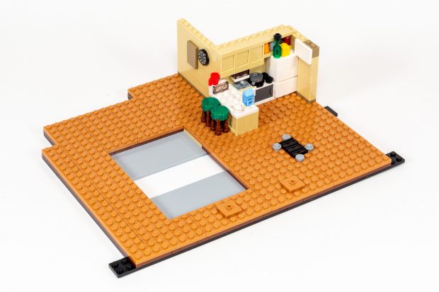 The richly detailed kitchen is built in bag 3.