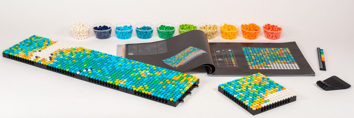 Finishing the first of eight columns (showing Alaska and Hawaii).