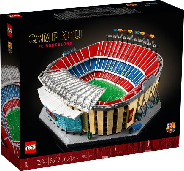 #10284 Camp Nou was designed by LEGO Architecture designer Rok Zgalin Kobe.