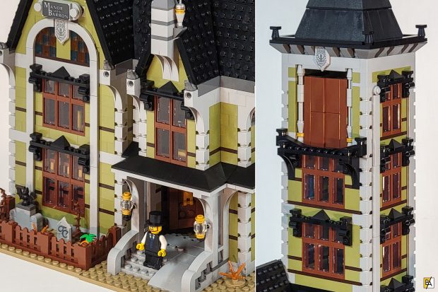 Architectural details in #10273 Haunted House.