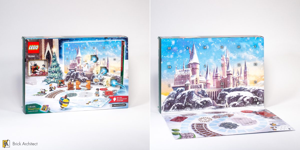 #76390 Harry Potter Advent Calendar - Box back and flap