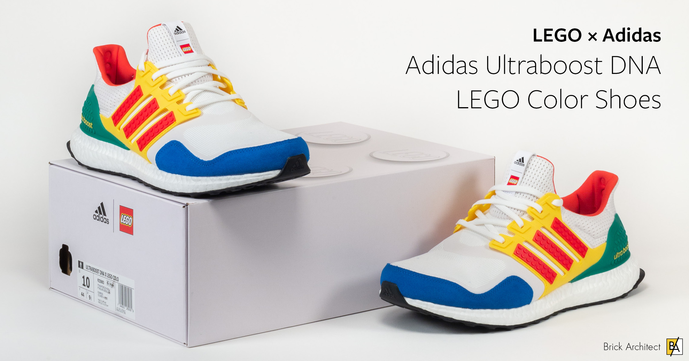 like that closet tailor Review: Adidas Ultraboost DNA × LEGO Colors Shoes - BRICK ARCHITECT