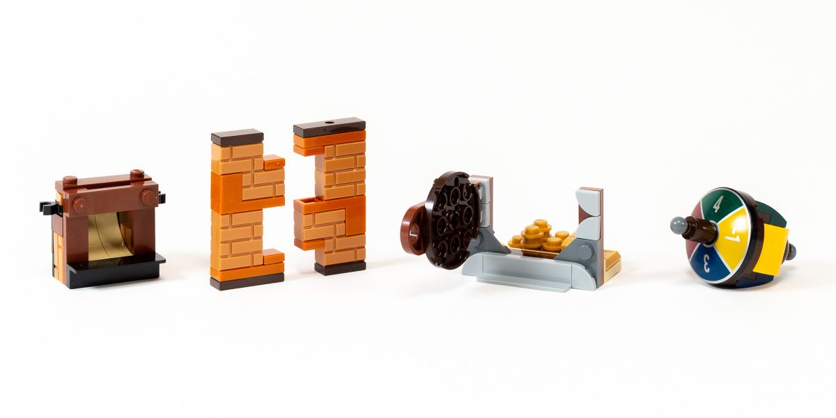 Four mini-builds from LEGO Harry Potter Advent Calendar.