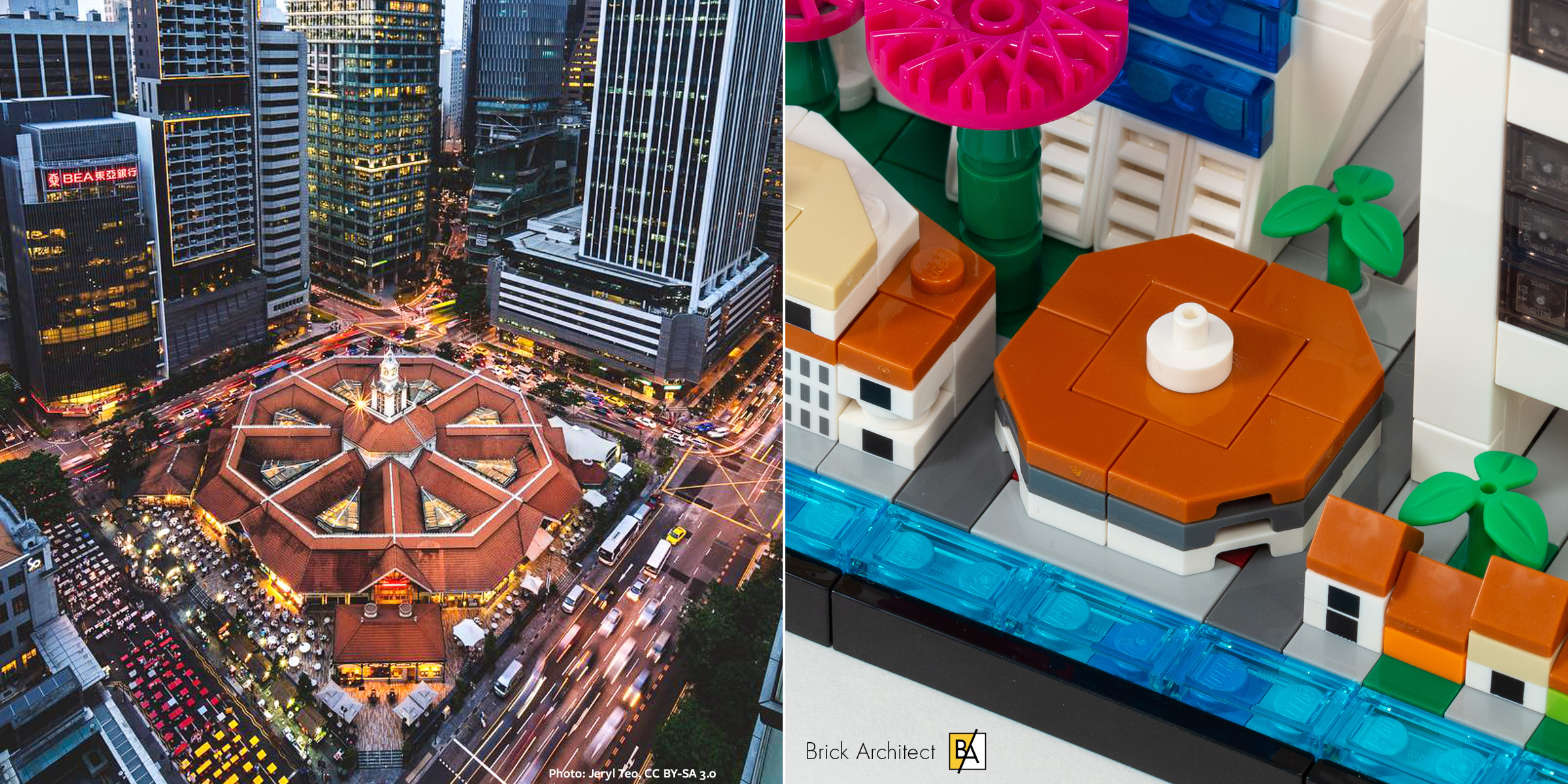 LEGO Architecture Skyline Singapore Overview