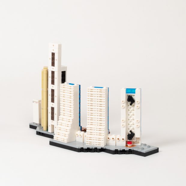 End of bag 4, as viewed from back.