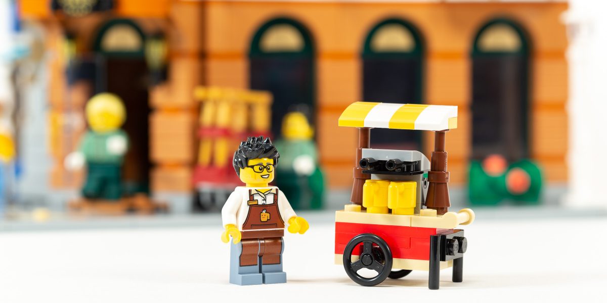 Barista and brick-built Espresso Cart.