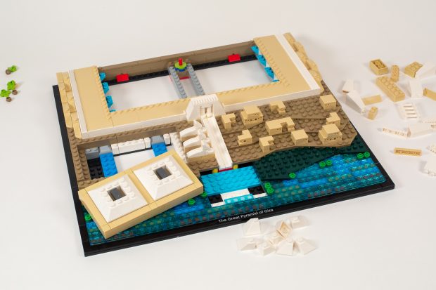 The smaller pyramids have a sarcophagus hidden inside.