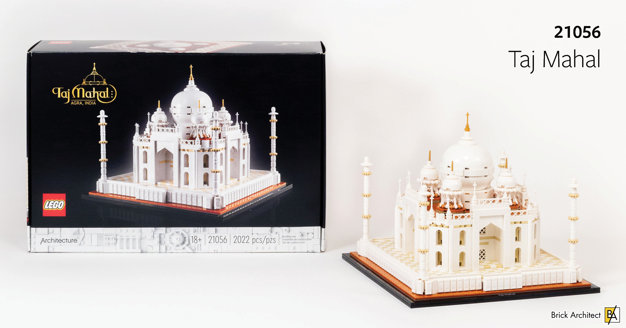 møl Landskab Imidlertid Review: #21056 Taj Mahal - BRICK ARCHITECT