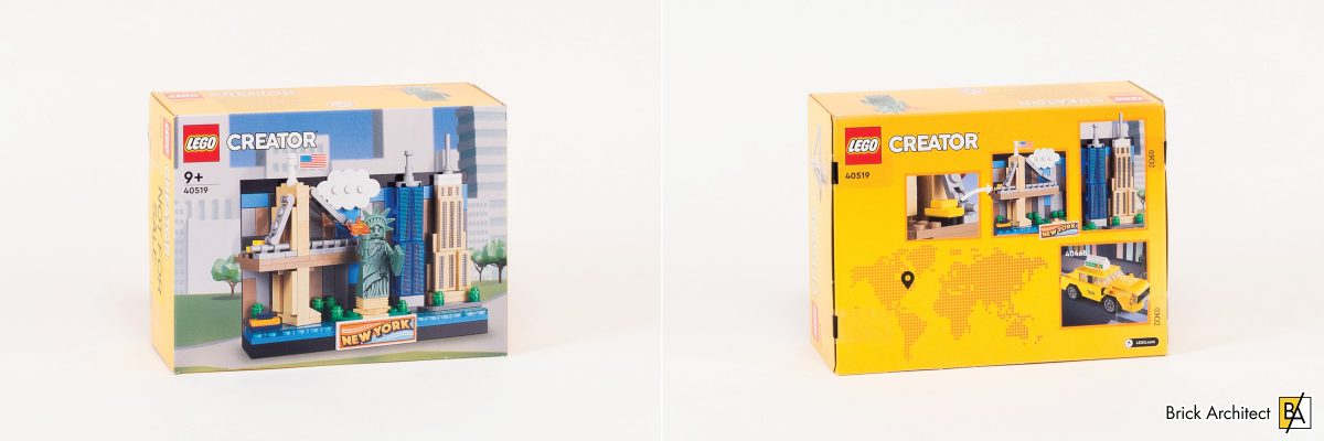 #40519 New York Postcard - Box Front and Back.