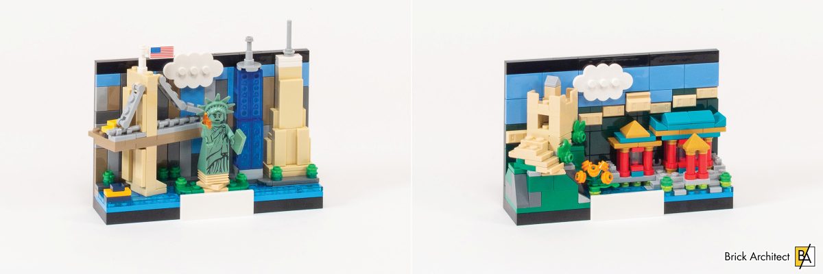Final models side-by-side (without the stickers applied).