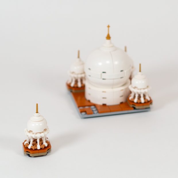 Droid Arms are expertly used to create highly decorated domes on each of the four corners.
