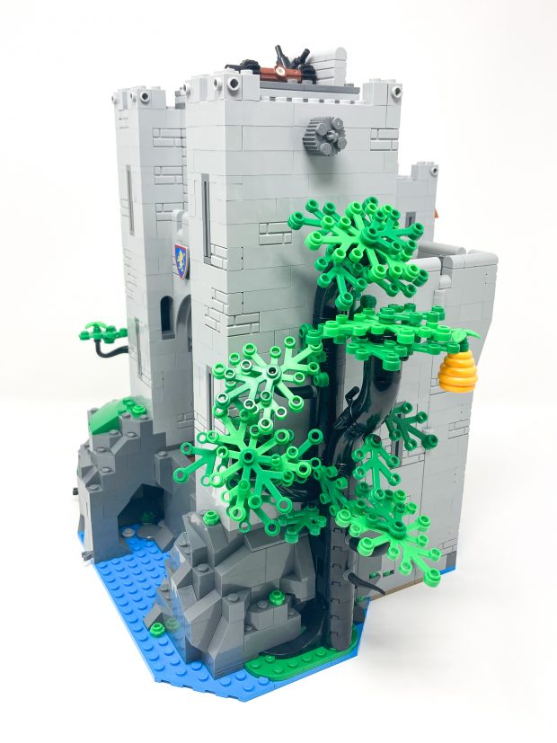 With the tree in full bloom the hidden lair is even more hidden than before.